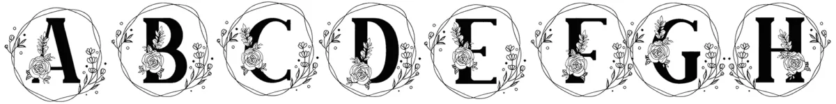 Farmhouse Monogram Font 1