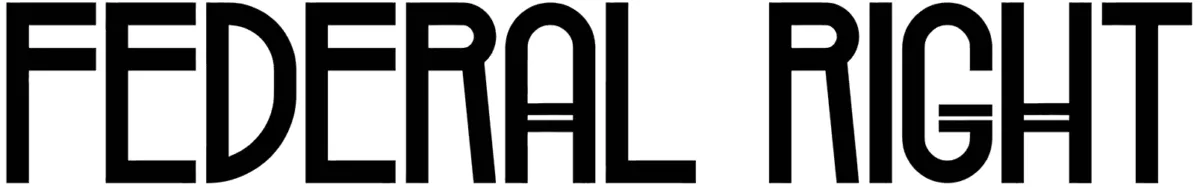 Federal Right Font 1
