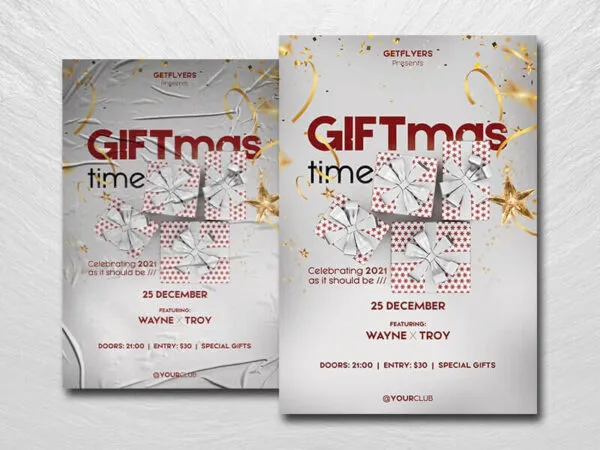 Festive Christmas Flyer Template 1