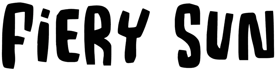Fiery Sun Font 1