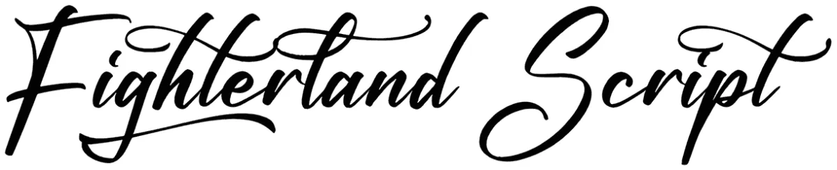 Fighterland Script Font 1