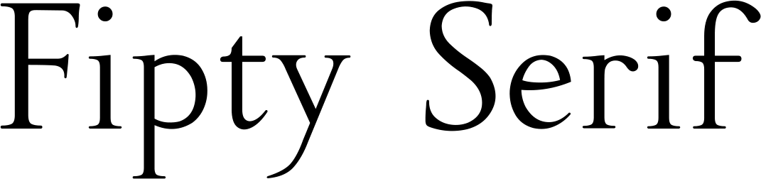 Fipty Serif Font 1