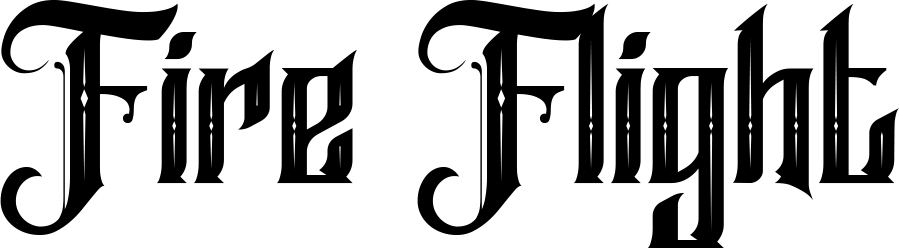 Fire Flight Font 1
