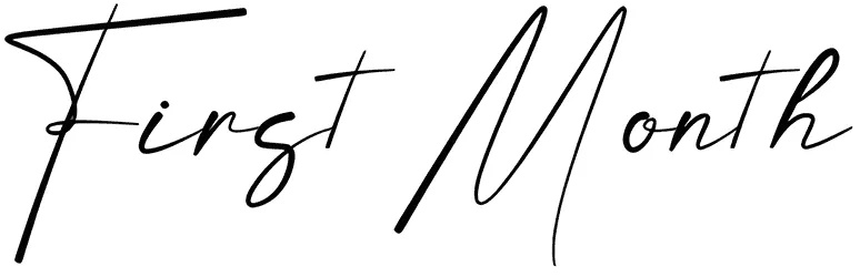 First Month Font 1