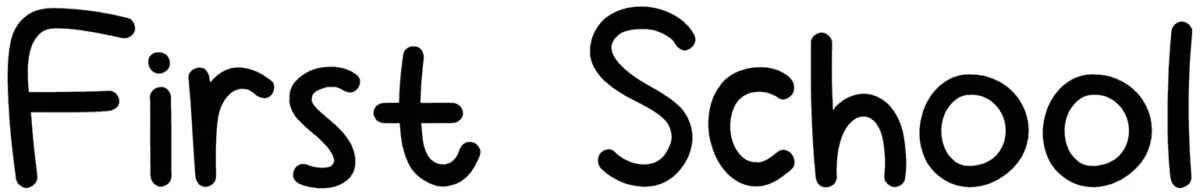 First School Font 1
