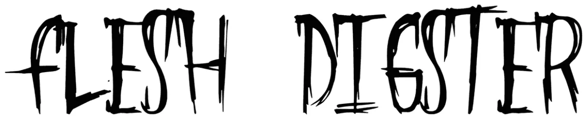 Flesh Digster Font 1