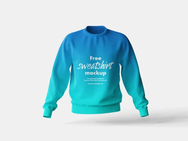 Floating Inflated Sweatshirt Mockup 1