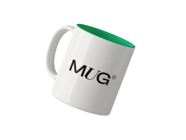 Floating Mug Mockup in Front View 1