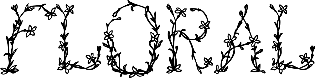 Floral Font 1