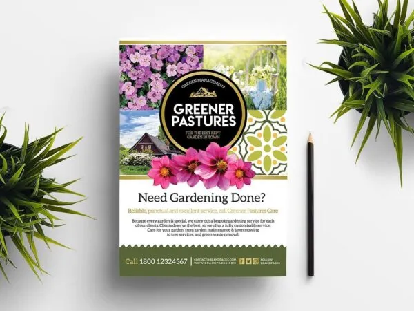 Floral Gardening Templates Pack 1