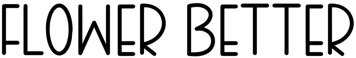 Flower Better Font 1