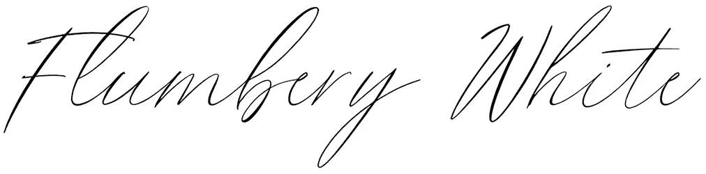 Flumbery White Font 1