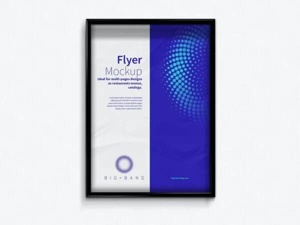 Flyer and Poster Frame Mockup 1