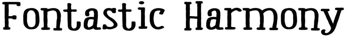 Fontastic Harmony Font 1