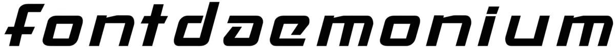 Fontdaemonium Font 1