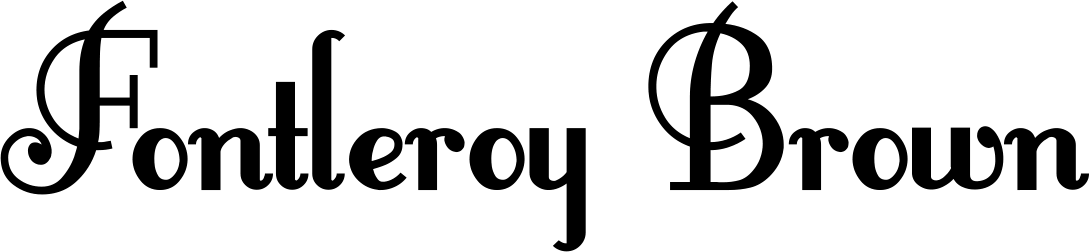 Fontleroy Brown Font 1