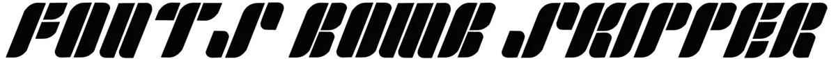 Fonts Bomb Skipper Font 1