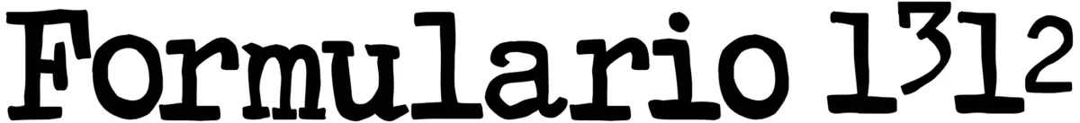 Formulario 1312 Font 1