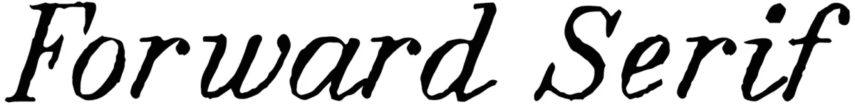 Forward Serif Font 1