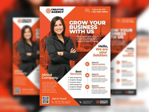 Four Corporate Business Flyer Design Templates 1