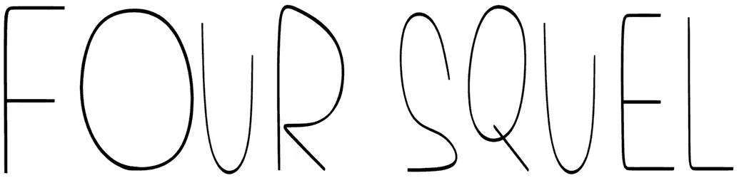 Four Squel Font 1