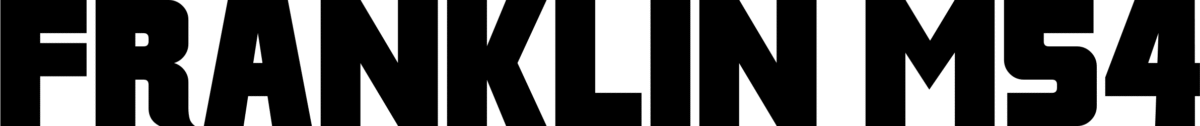 Franklin M54 Font 1