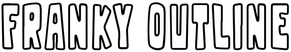 Franky Outline Font 1