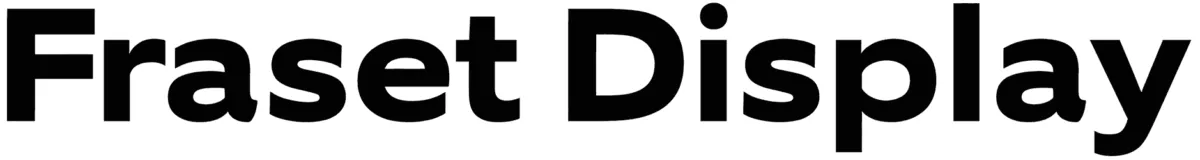 Fraset Display Font 1