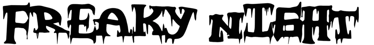 Freaky Night Font 1