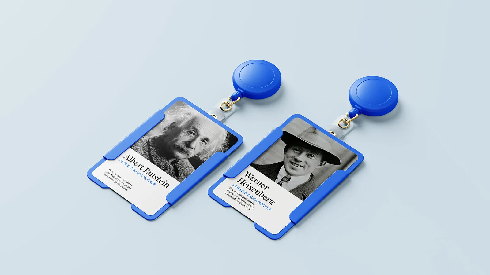 Free ID Badge Holder Mockup Image 1 Designers Lab