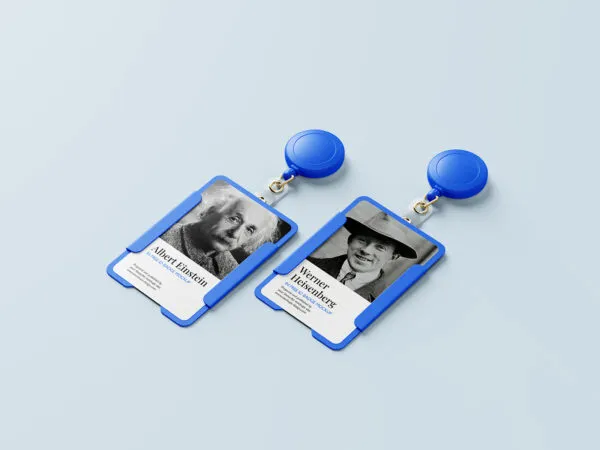 Free ID Badge Holder Mockup Image 1 Designers Lab