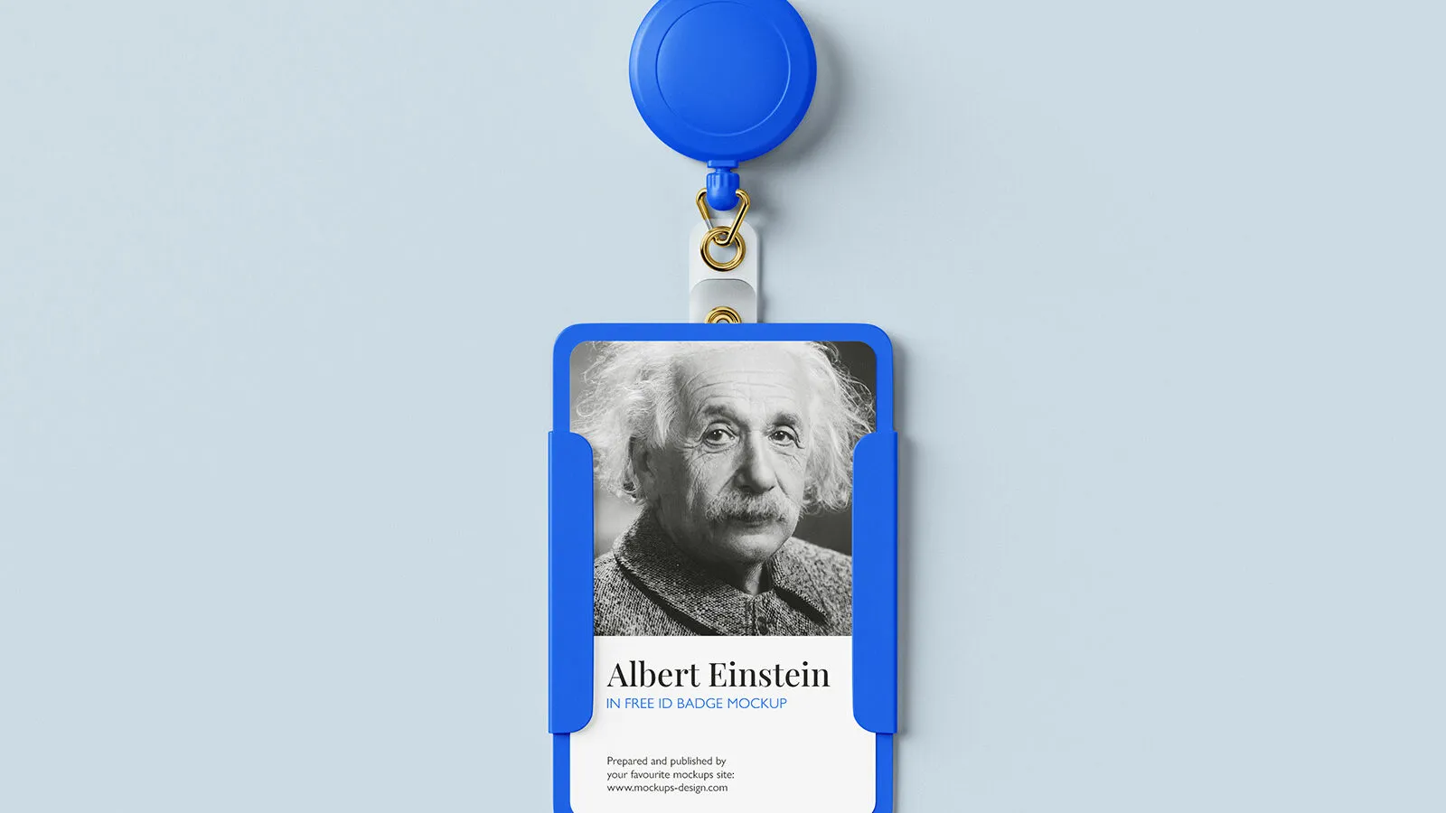 Free ID Badge Holder Mockup Image 3 Designers Lab