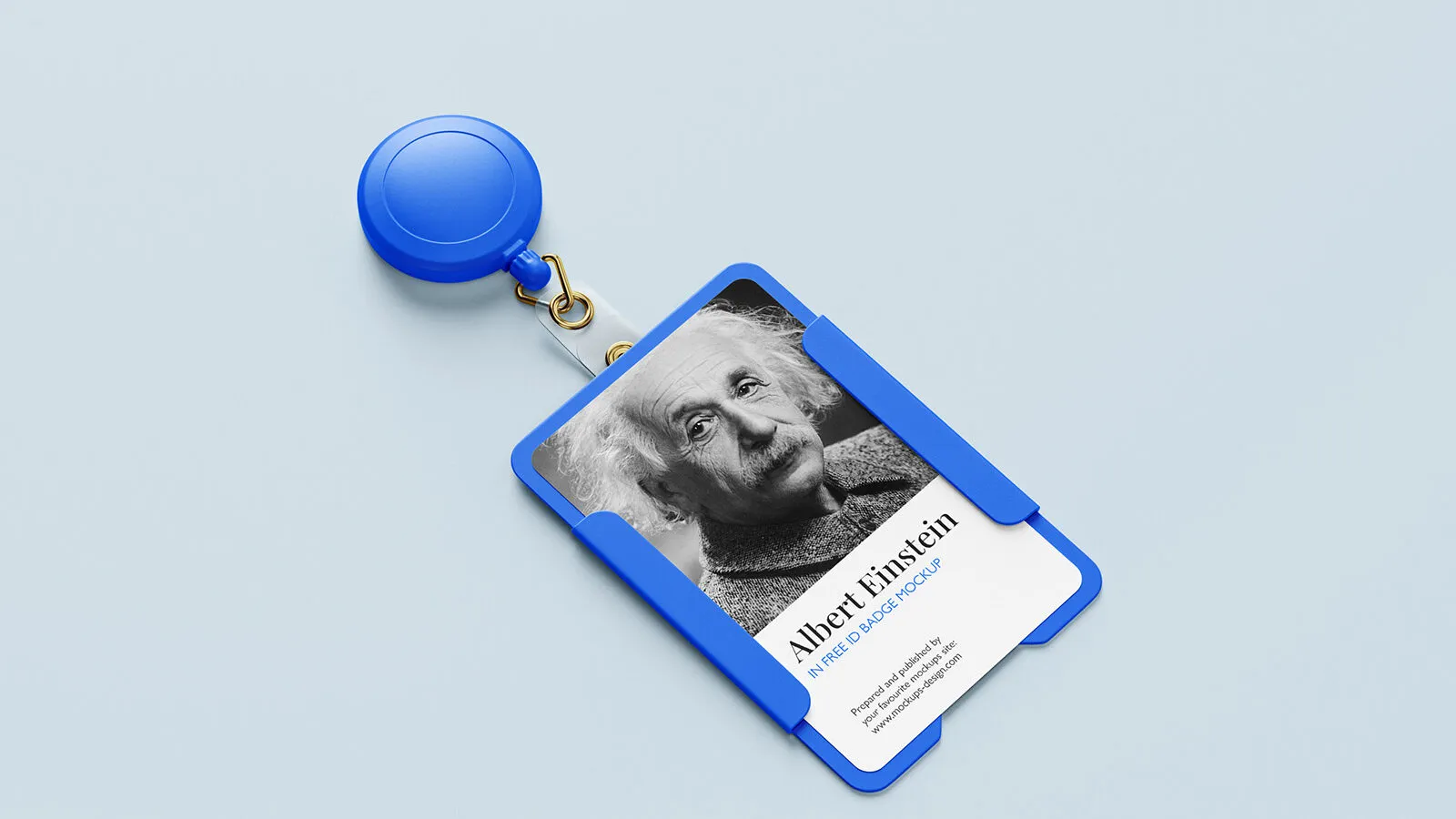 Free ID Badge Holder Mockup Image 5 Designers Lab