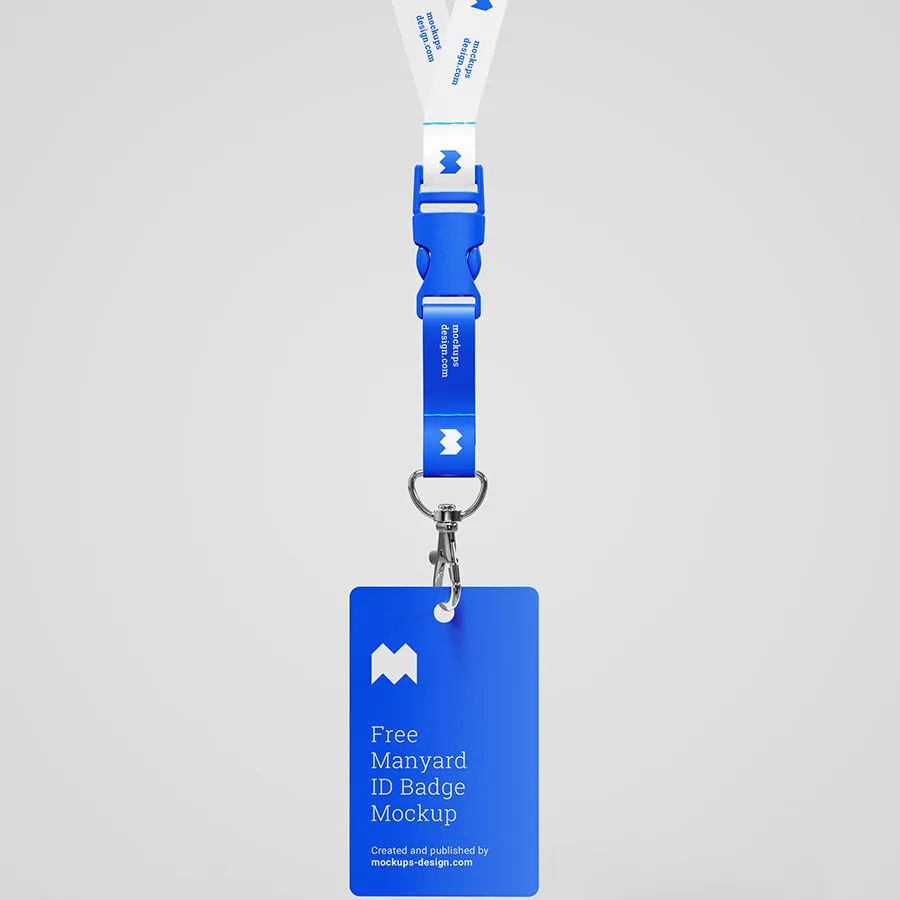 Free ID Card Holder and Lanyard Mockup Image 5 Designers Lab