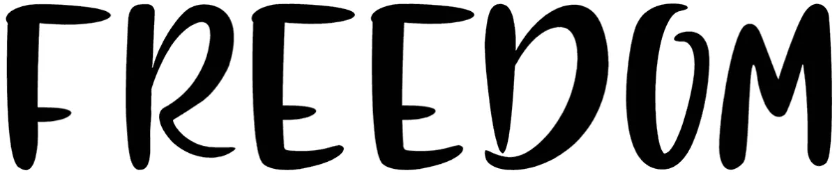 Freedom Font 1