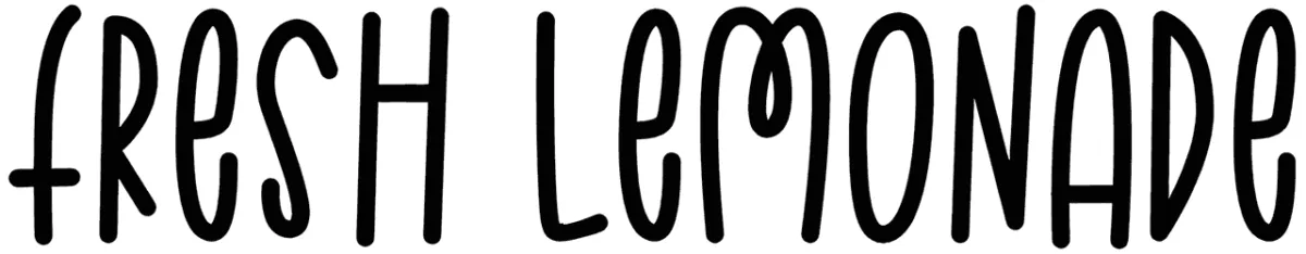 Fresh Lemonade Font 1