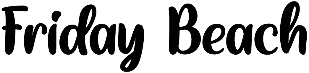 Friday Beach Font 1