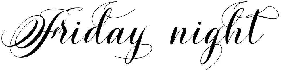 Friday Night Font 1
