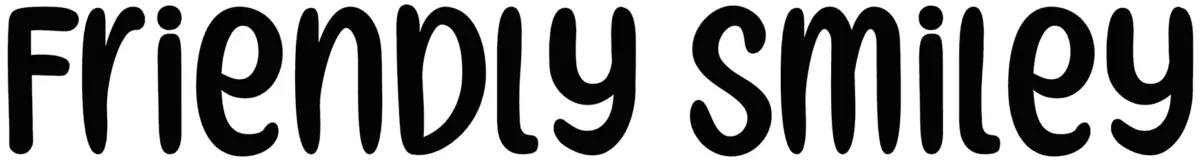 Friendly Smiley Font 1
