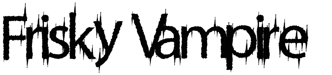 Frisky Vampire Font 1