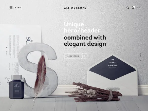 Front Scene of Envelope Mockup 1