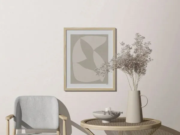 Front Scene of Frame Mockup on Wall 1