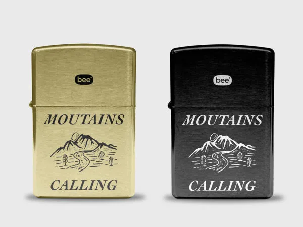 Front Shot of Double Lighter Mockup 1