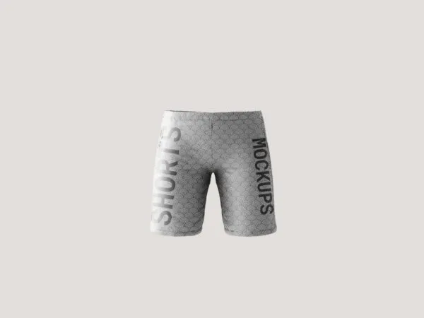 Front Sight of 2 Mens Shorts Mockups 1