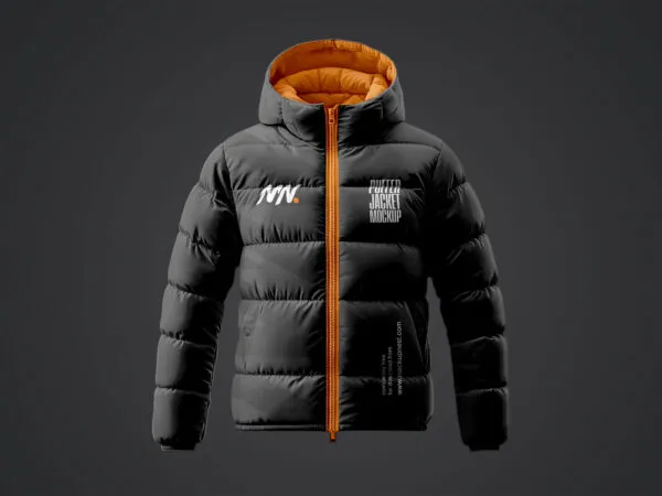 Front Sight of Puffer Jacket Mockup 1