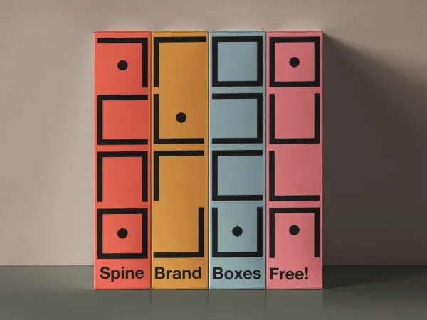 Front Sight of Set Spine Boxes Mockup 1