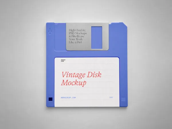 Front Sight of Vintage Disk Mockup 1