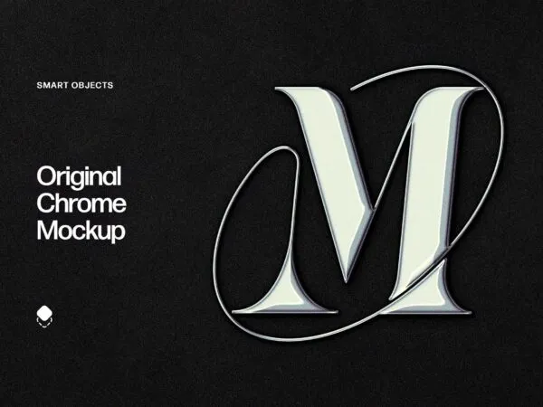 Front Sights of Original Chrome Mockup Text Effect 1