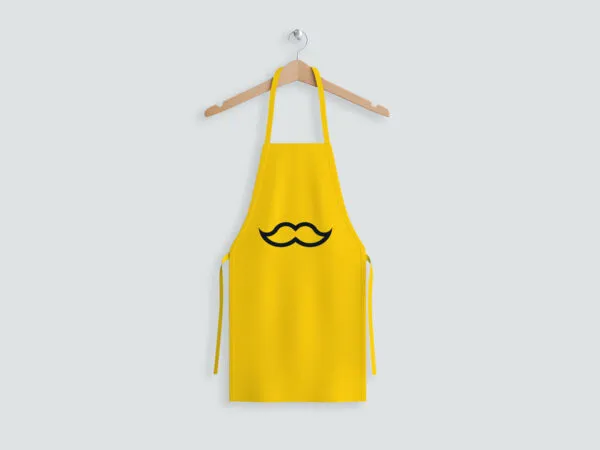 Front View Apron Mockup with Hanger 1