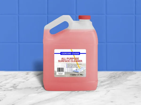 Front View Gallon HDPE Plastic Bottle Mockup 1